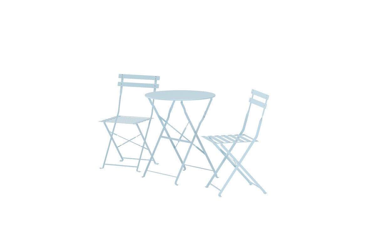 Havemøbelsæt Elion – 3-delt sæt med rundt bord i 3 farver