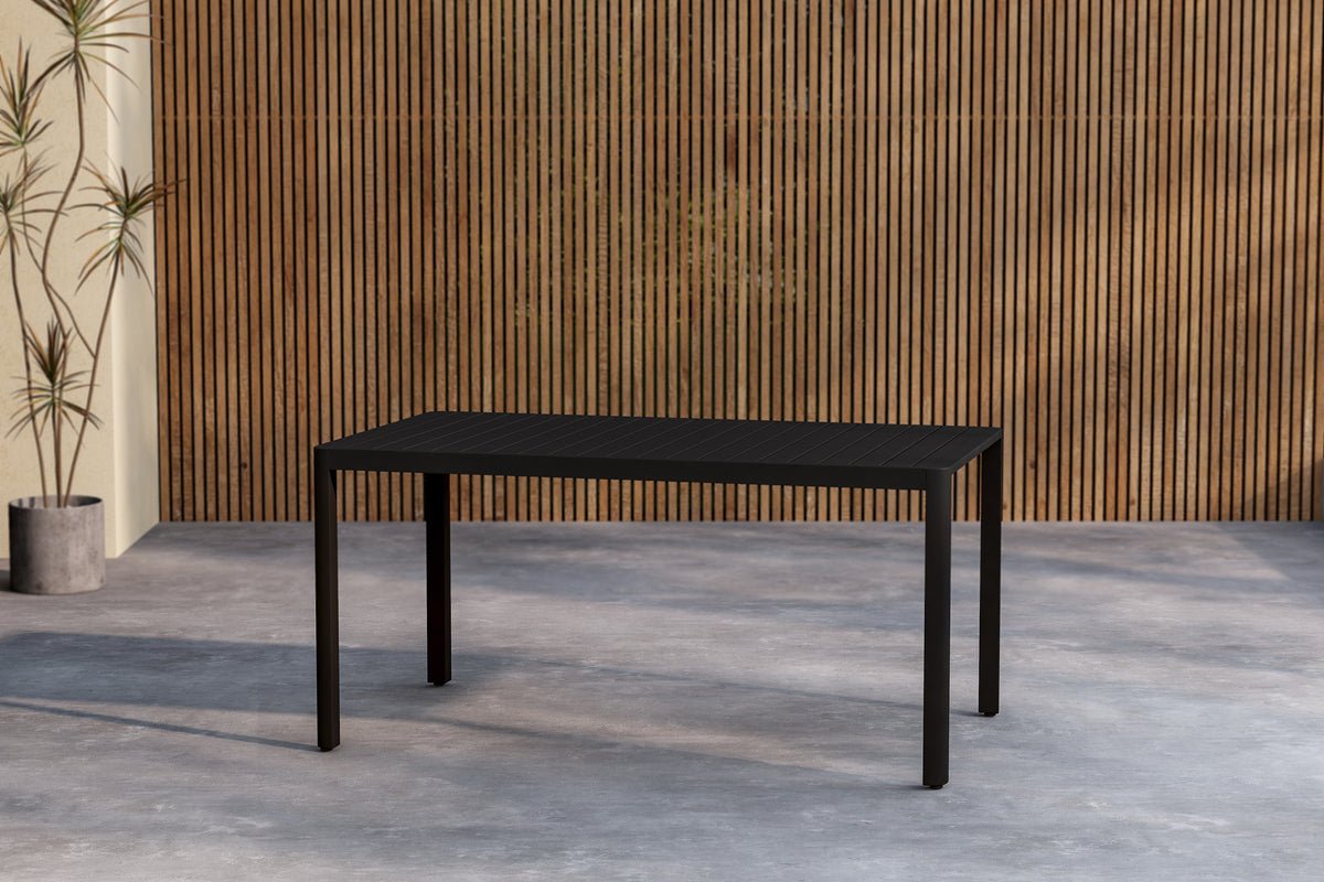 Havemadbord Vista - 150x85 cm i aluminium i Beige eller Sort