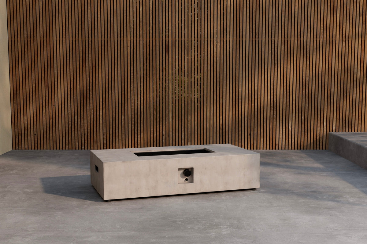 Ildsted Ignis - rektangulær, slank form i fiberbeton