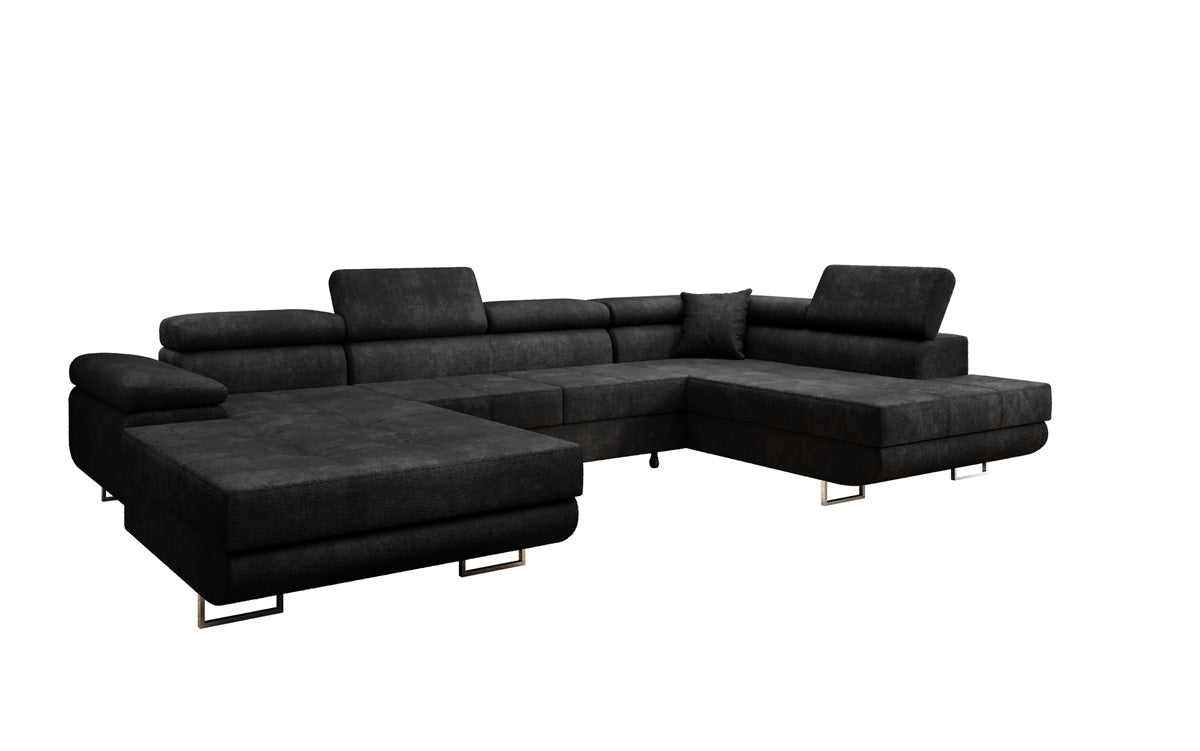 Designer Sofa Lago med sove- og klapsfunktion i bouclé