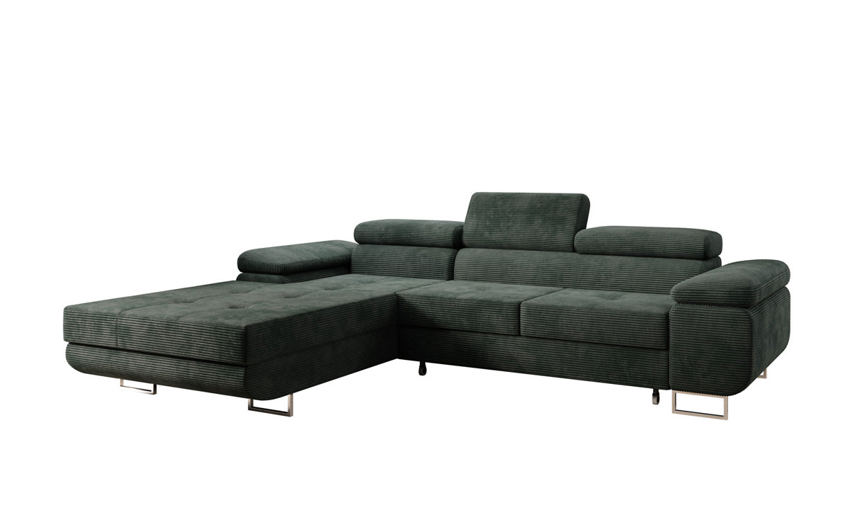 Designer Sofa Calvera med sove- og klapfunktion i Cordfløjl