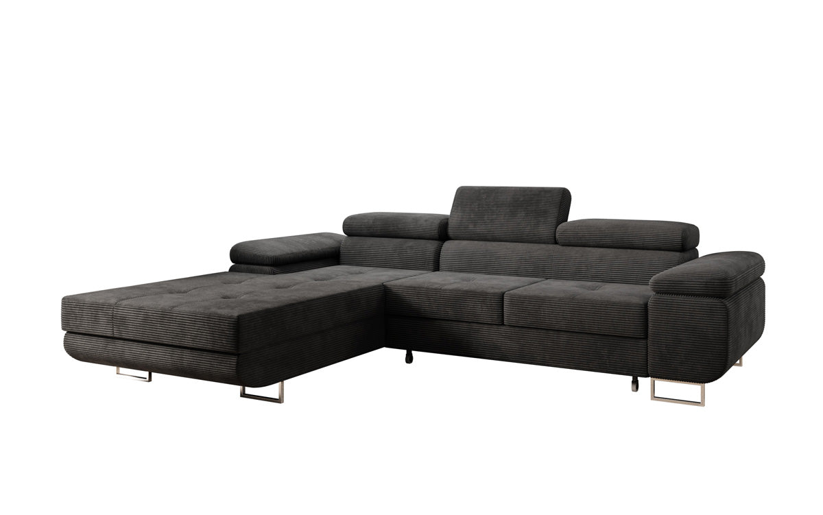 Designer Sofa Calvera med sove- og klapfunktion i Cordfløjl