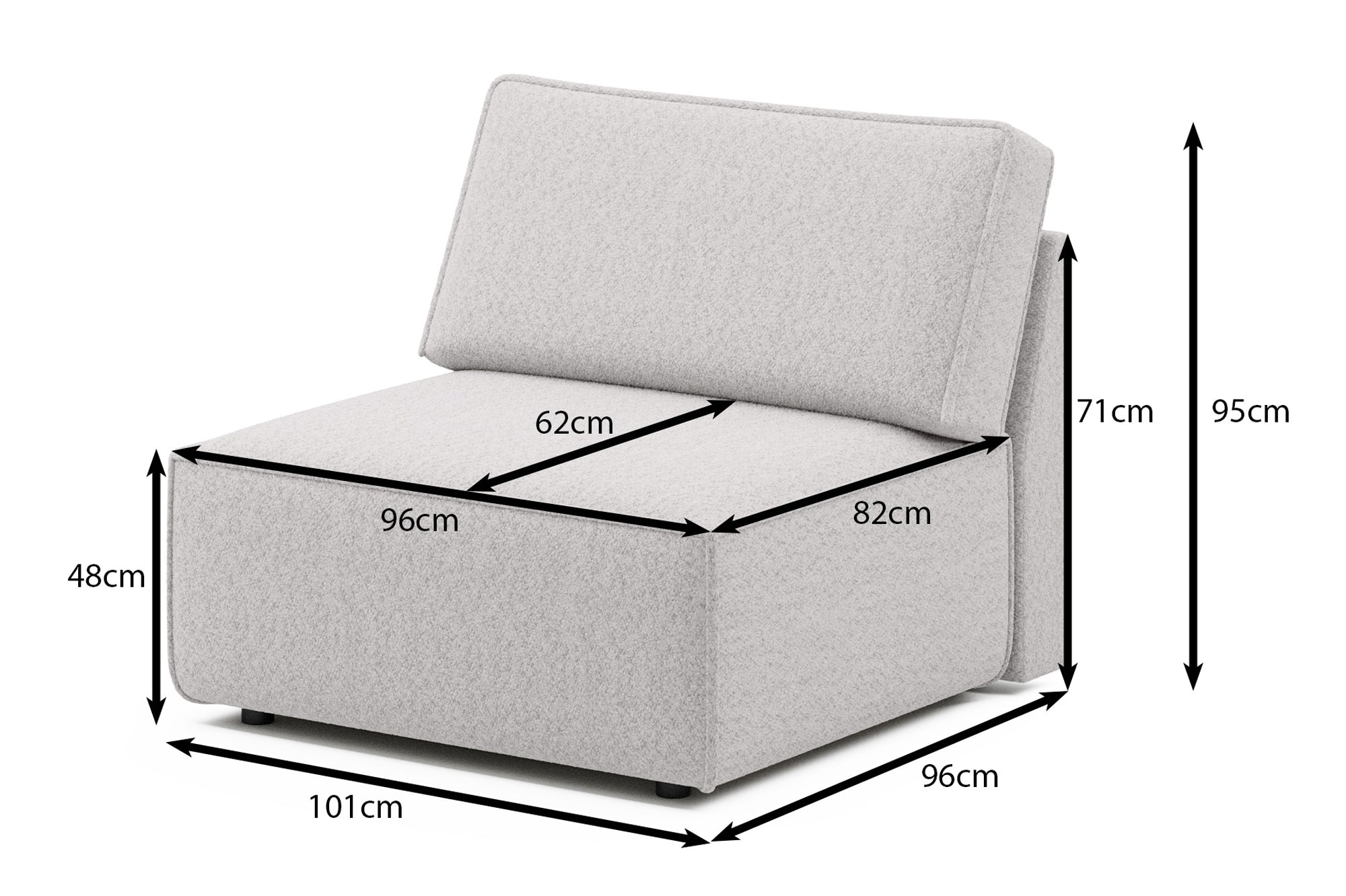 Mittelmodul Yuma aus Cord