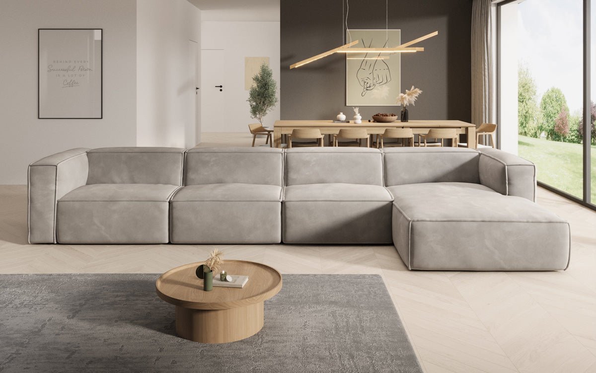Designer Sofa Comfy L Maxi i Samt