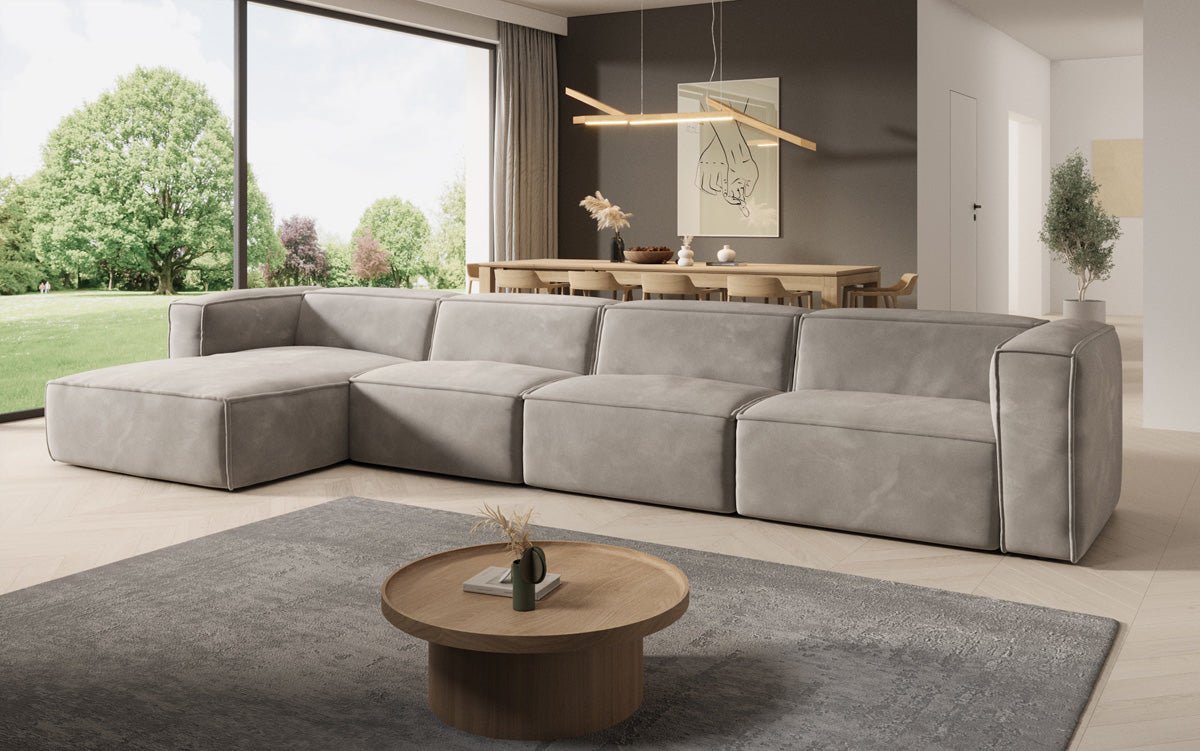 Designer Sofa Comfy L Maxi i Samt
