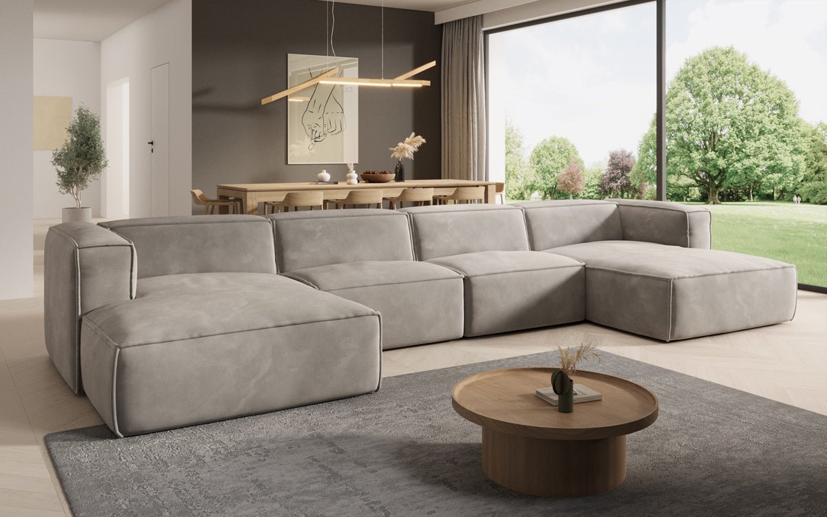 Designer Sofa Comfy U in Velvet