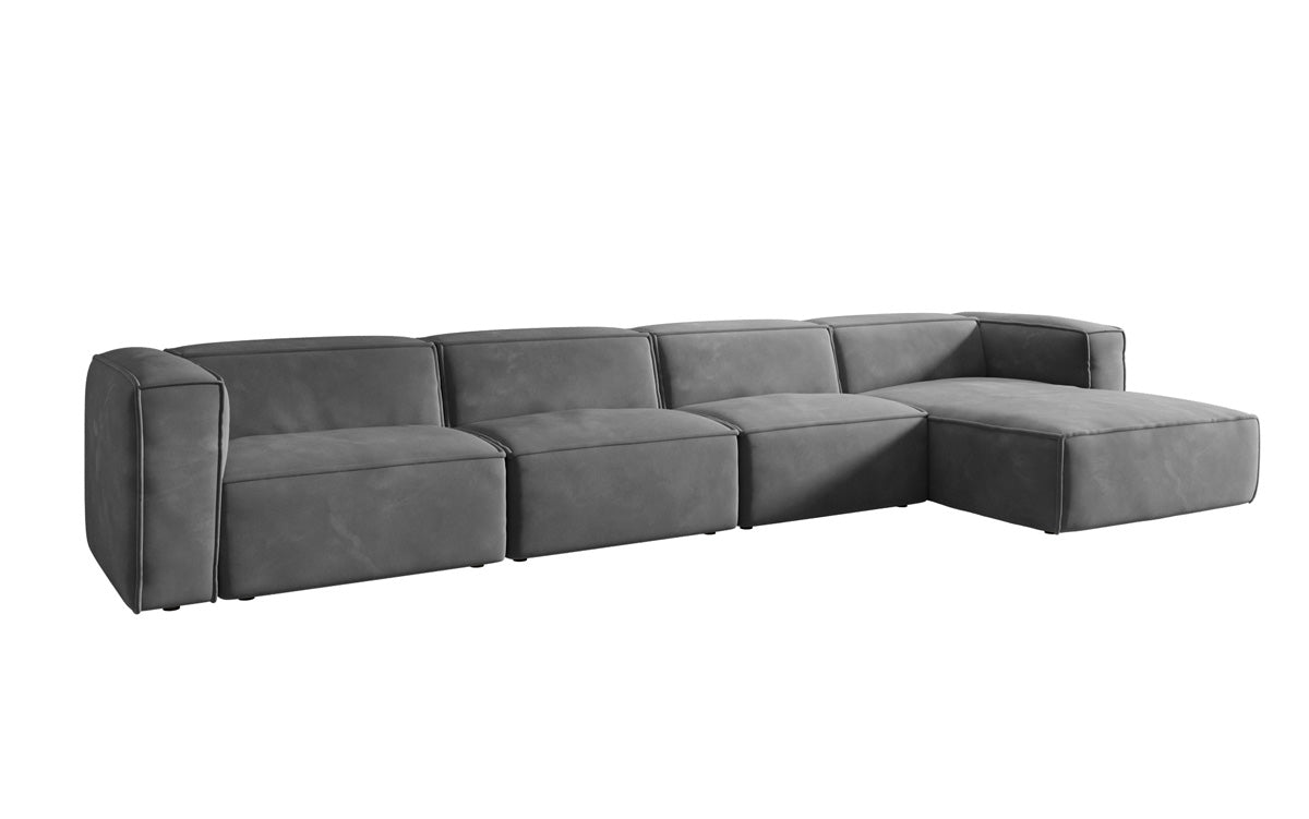 Designer Sofa Comfy L Maxi i Samt