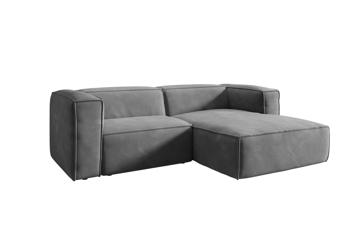 Designer Sofa Comfy L Mini i Samt