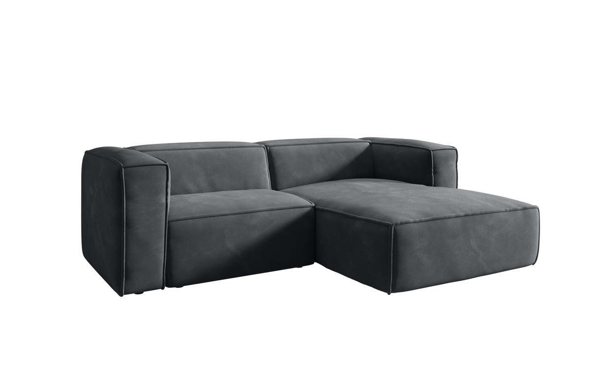 Designer Sofa Comfy L Mini i Samt
