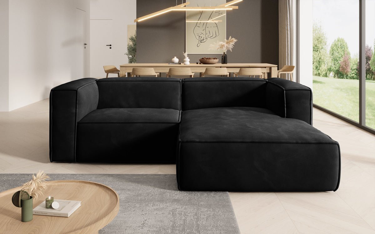 Designer Sofa Comfy L Mini i Samt
