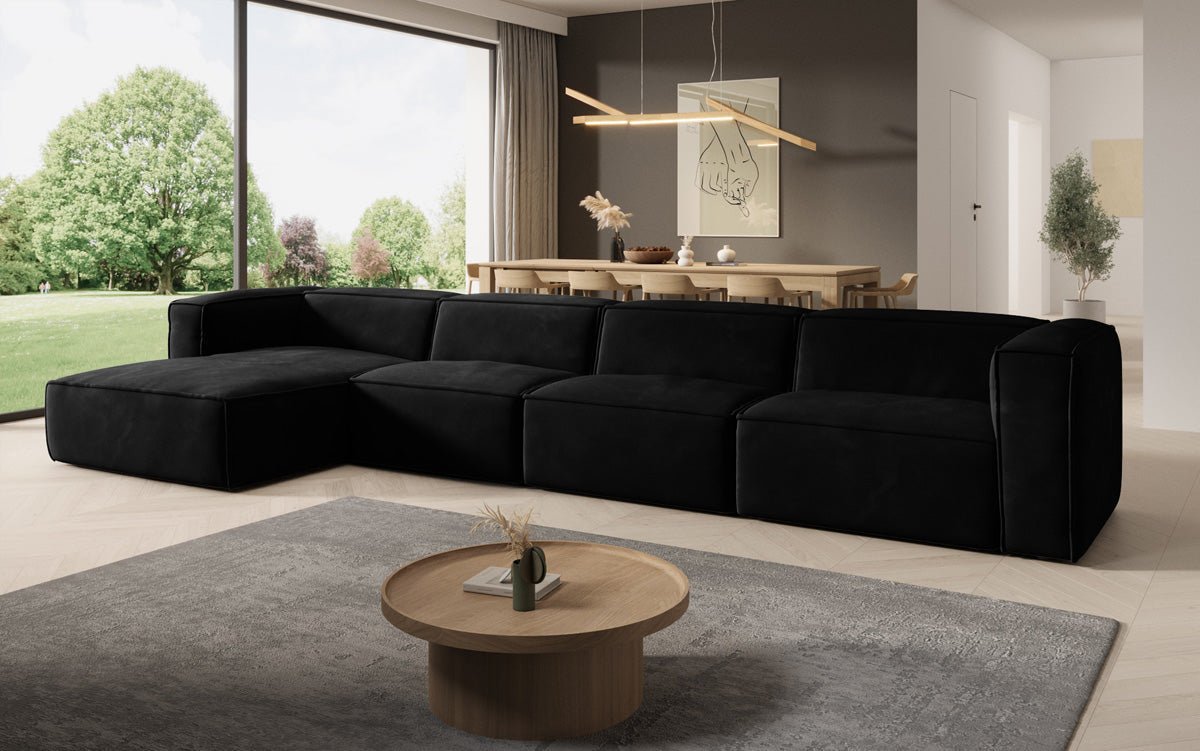 Designer Sofa Comfy L Maxi i Samt