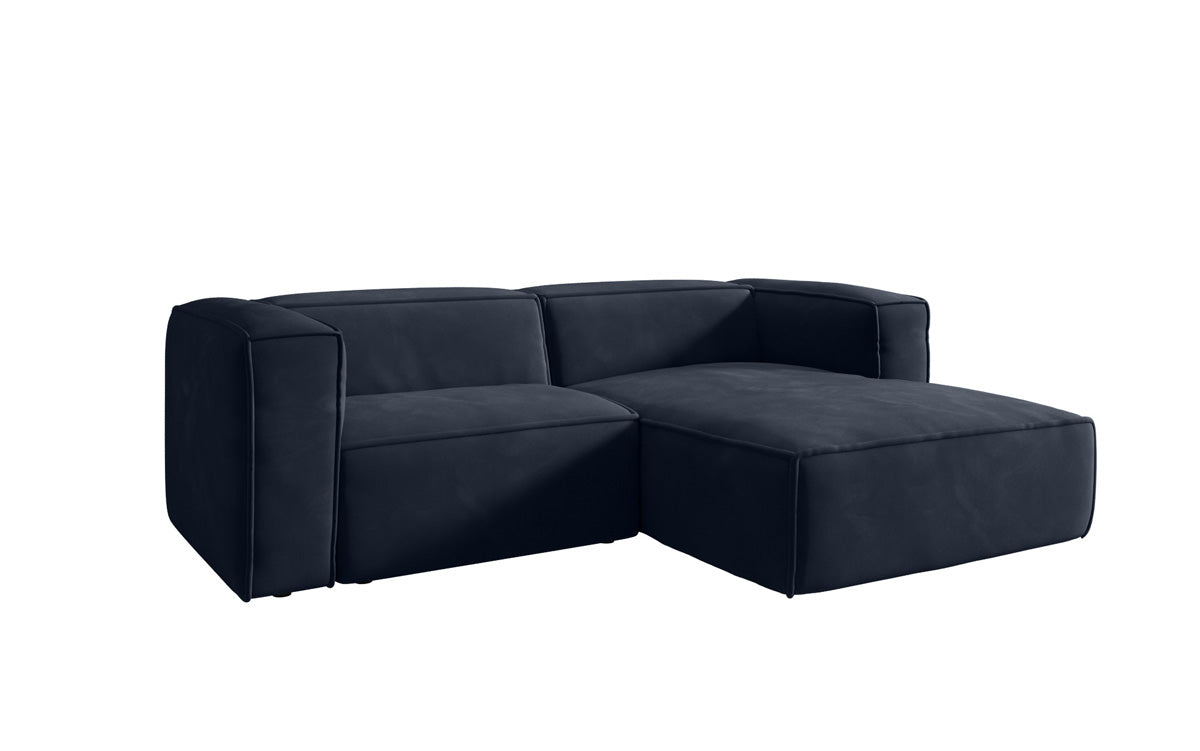 Designer Sofa Comfy L Mini i Samt