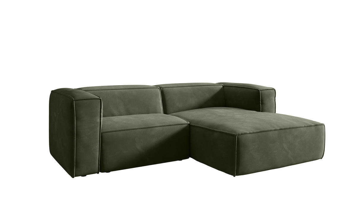 Designer Sofa Comfy L Mini i Samt