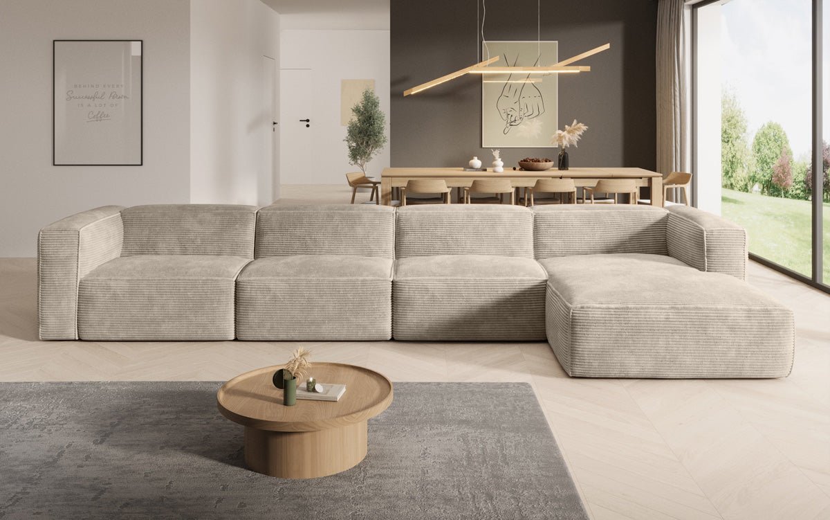 Designer Sofa Comfy L Maxi i kord