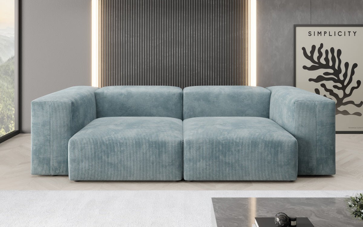 Designer 2-personers sofa Snug i fløjl