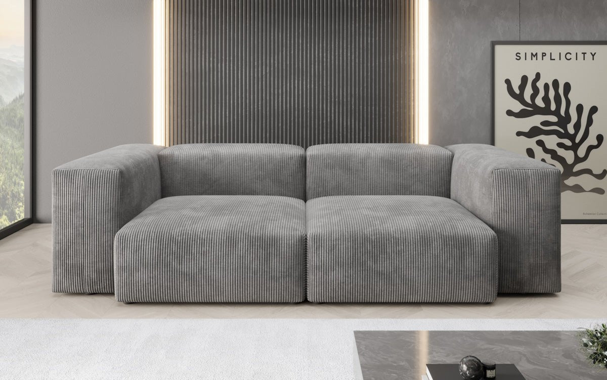 Designer 2-personers sofa Snug i fløjl