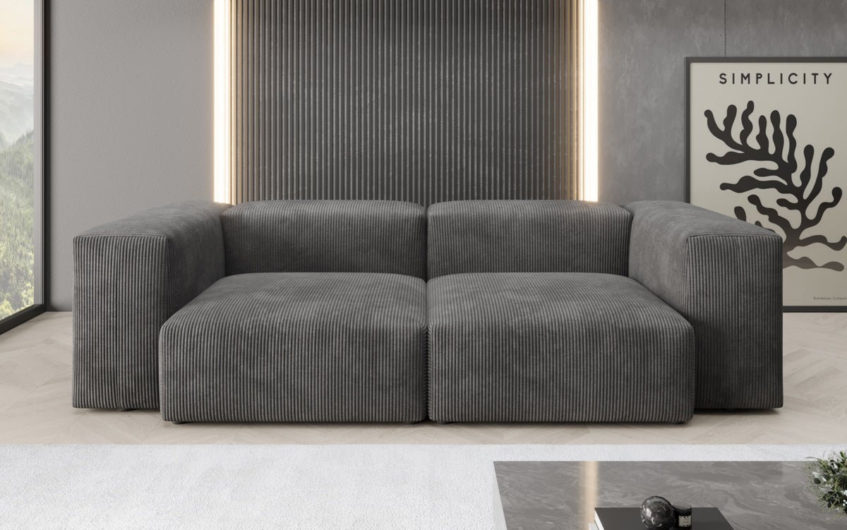 Designer 2-personers sofa Snug i fløjl