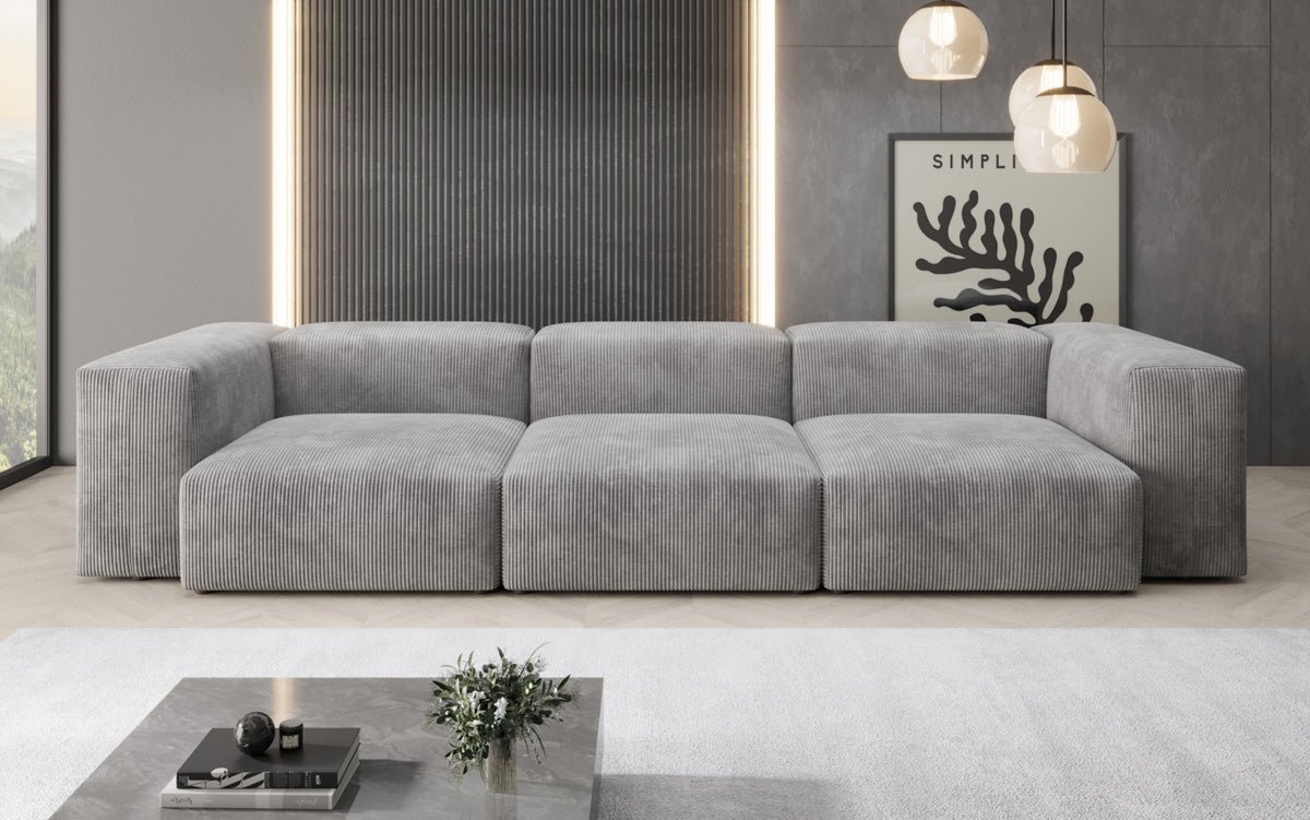 Designer 3-sæders sofa Snug i fløjl