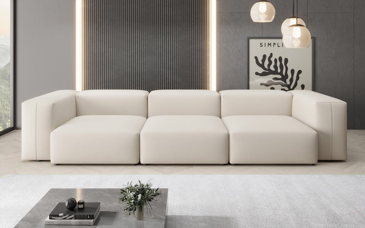 Designer 3-personers sofa Snug i Stof
