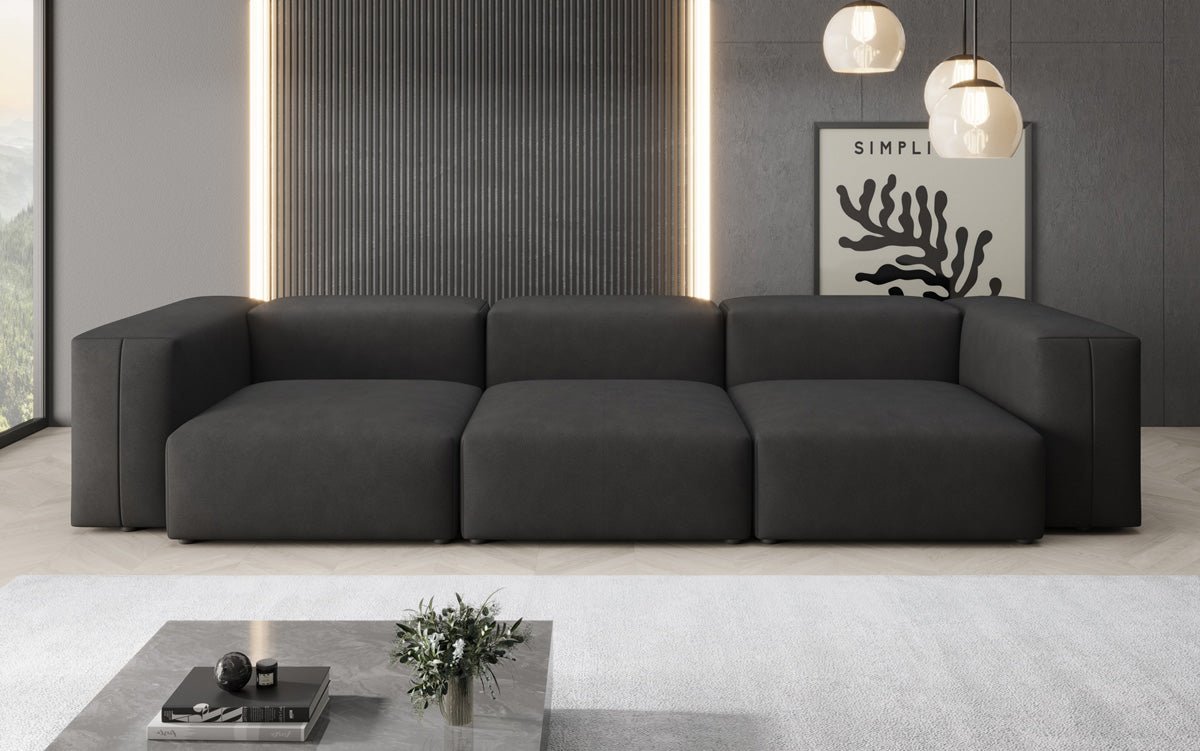 Designer 3-personers sofa Snug i Stof