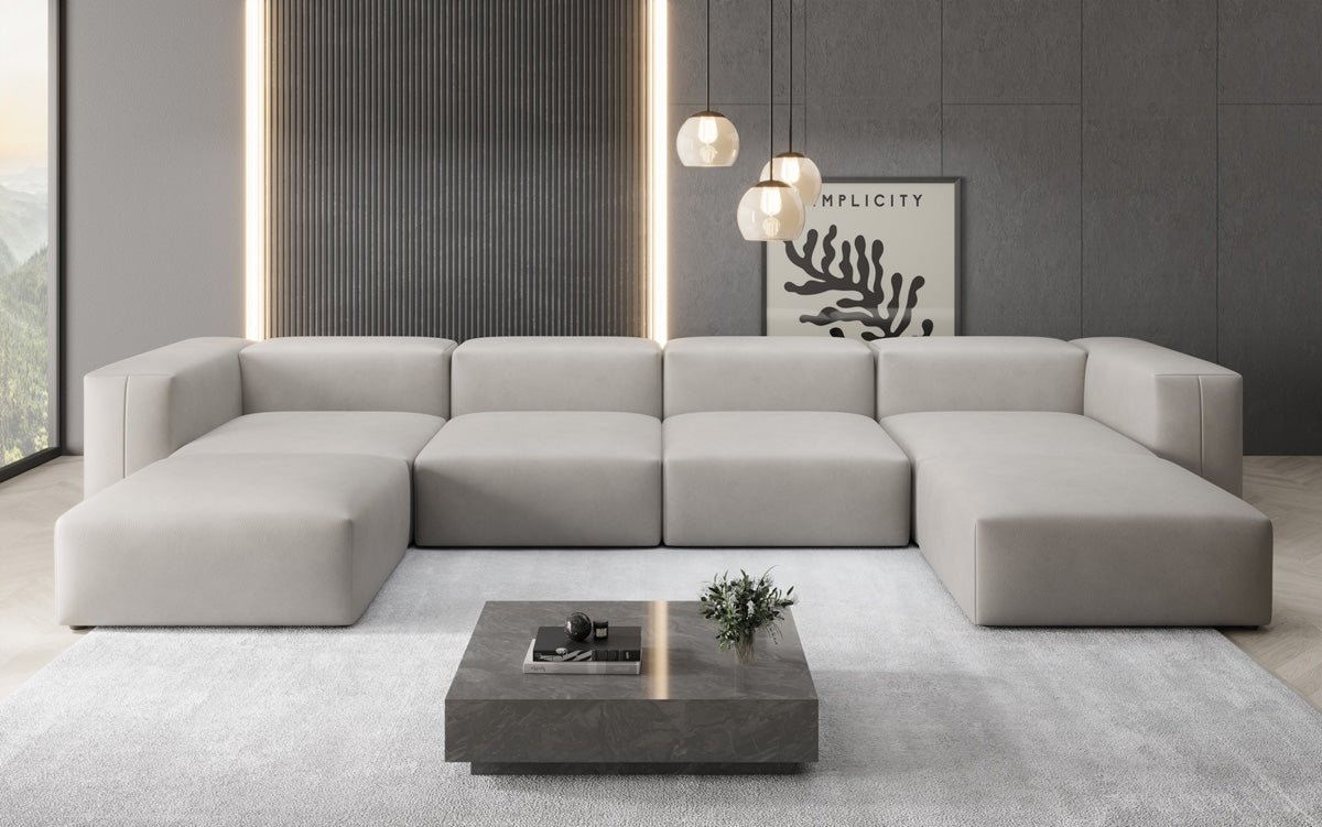 Designer U Sofa Snug i ægte læder