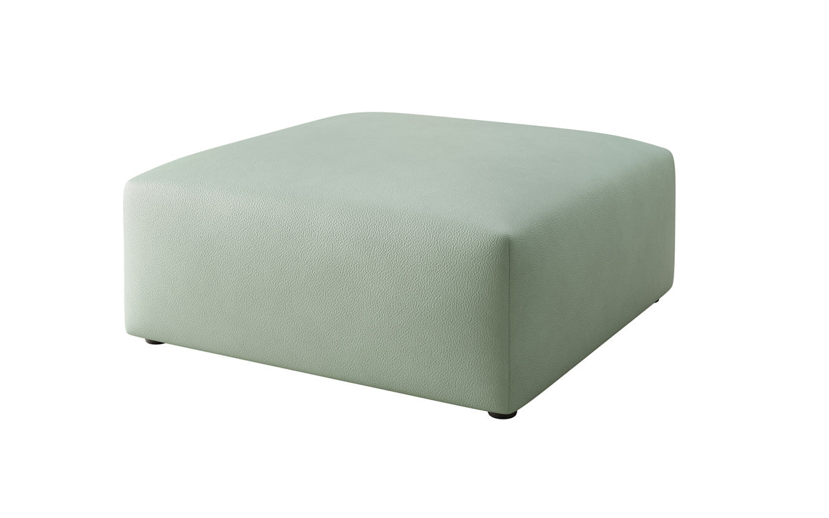 Sidebord 80 cm Snug af ægte læder