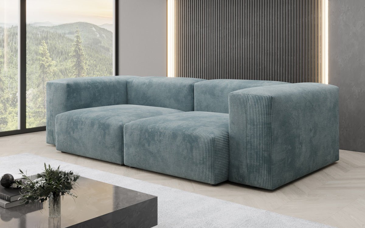 Designer 2-personers sofa Snug i fløjl