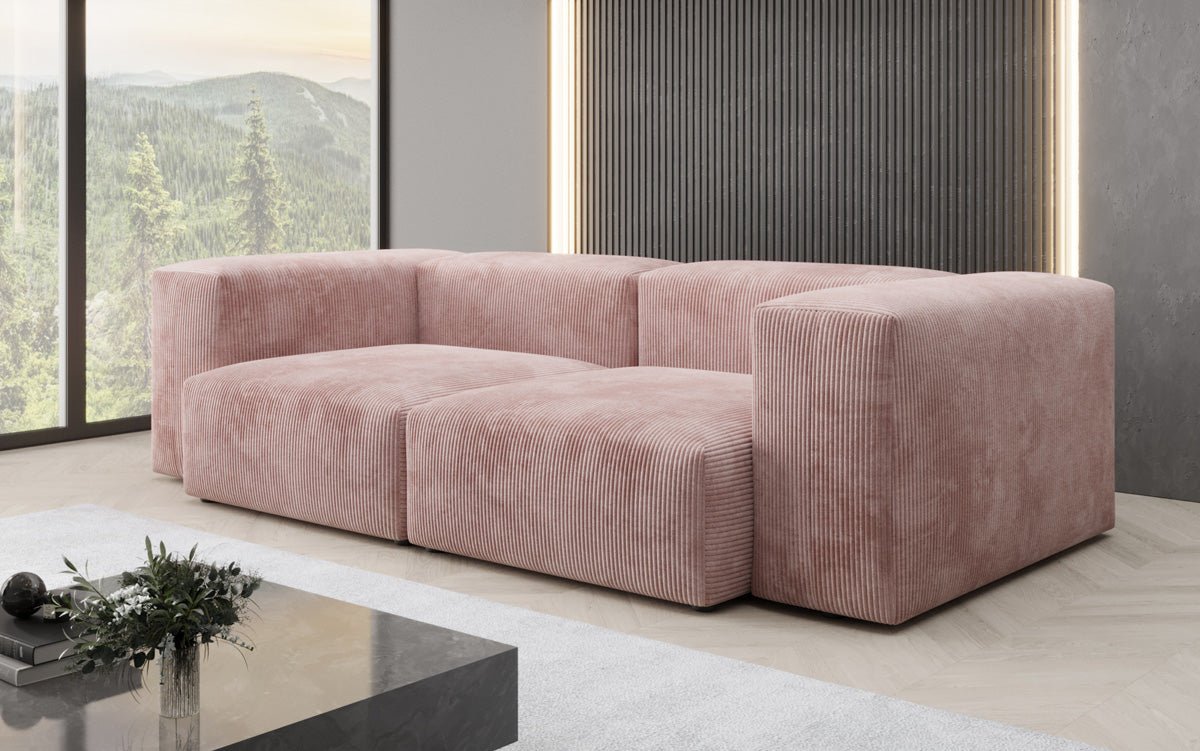 Designer 2-personers sofa Snug i fløjl