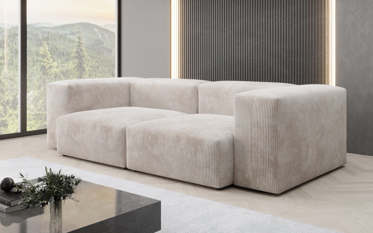 Designer 2-personers sofa Snug i fløjl