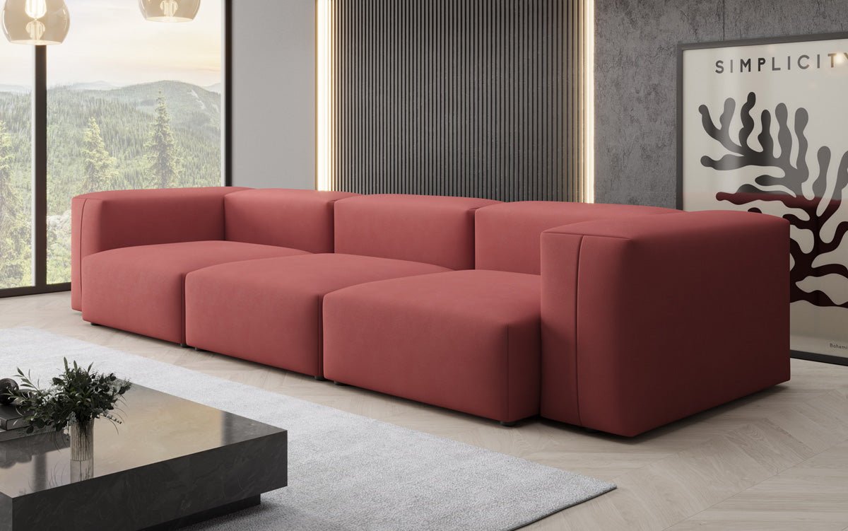 Designer 3-personers sofa Snug i Stof