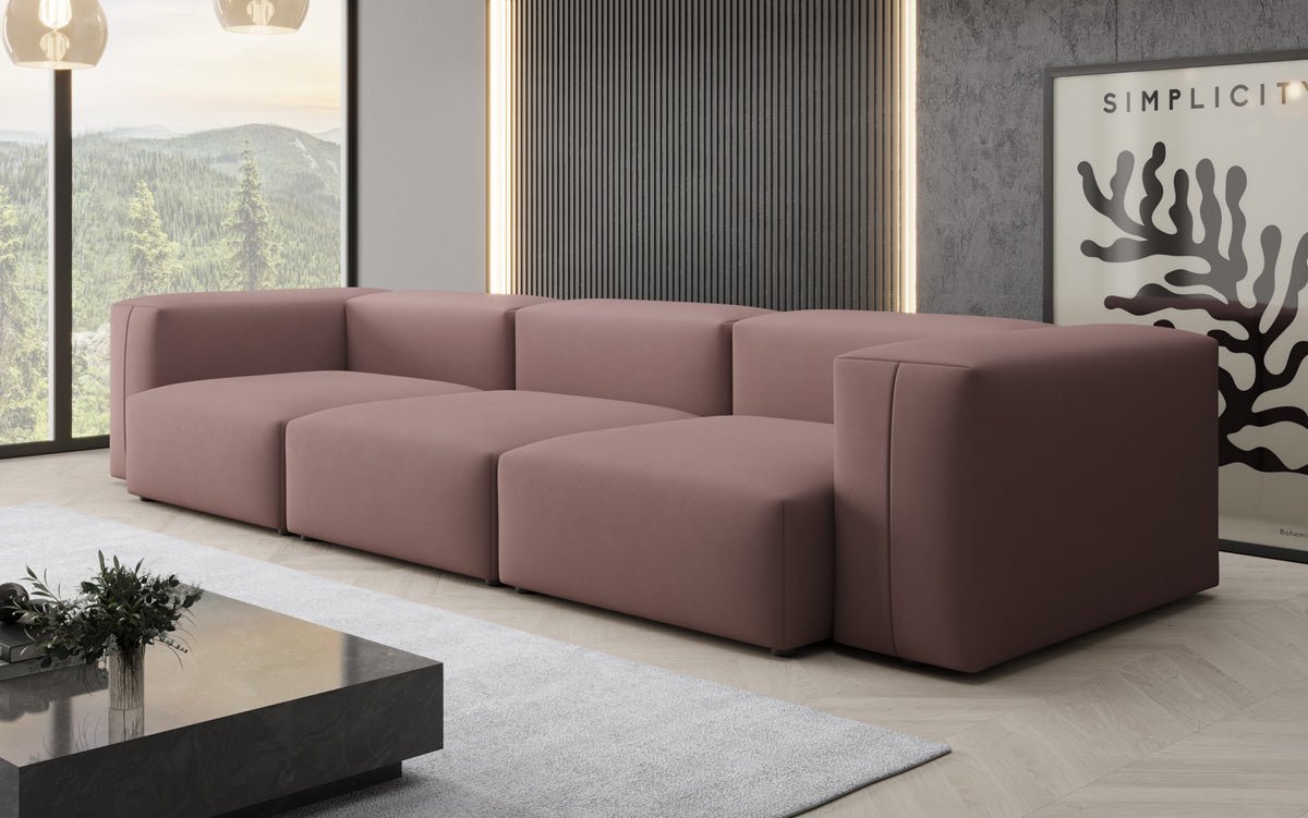 Designer 3-personers sofa Snug i Stof