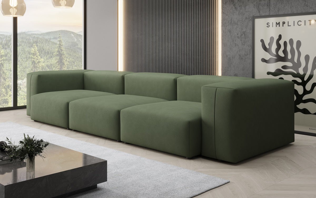 Designer 3-personers sofa Snug i Stof