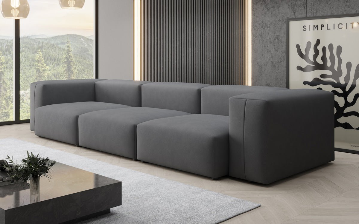 Designer 3-personers sofa Snug i Stof