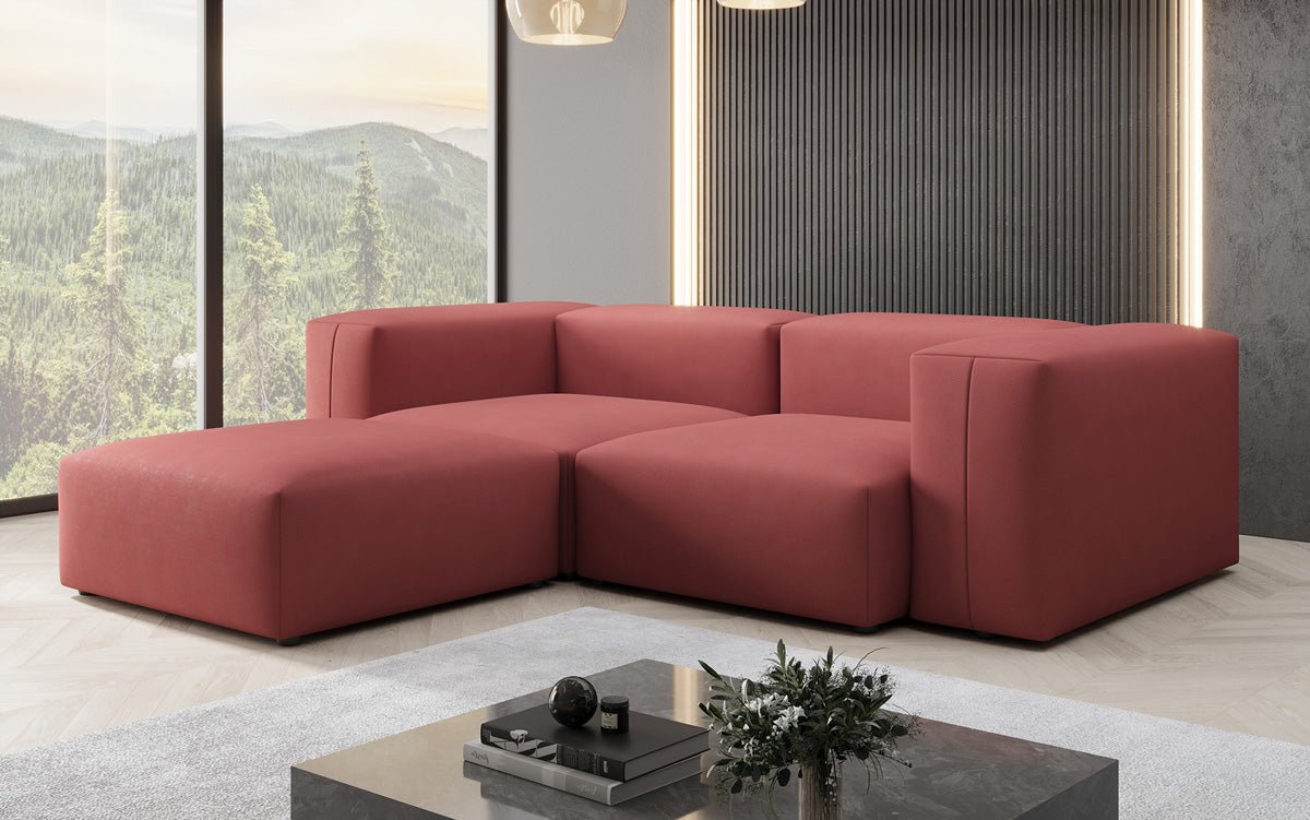 Designer L Sofa Snug Mini i Stof