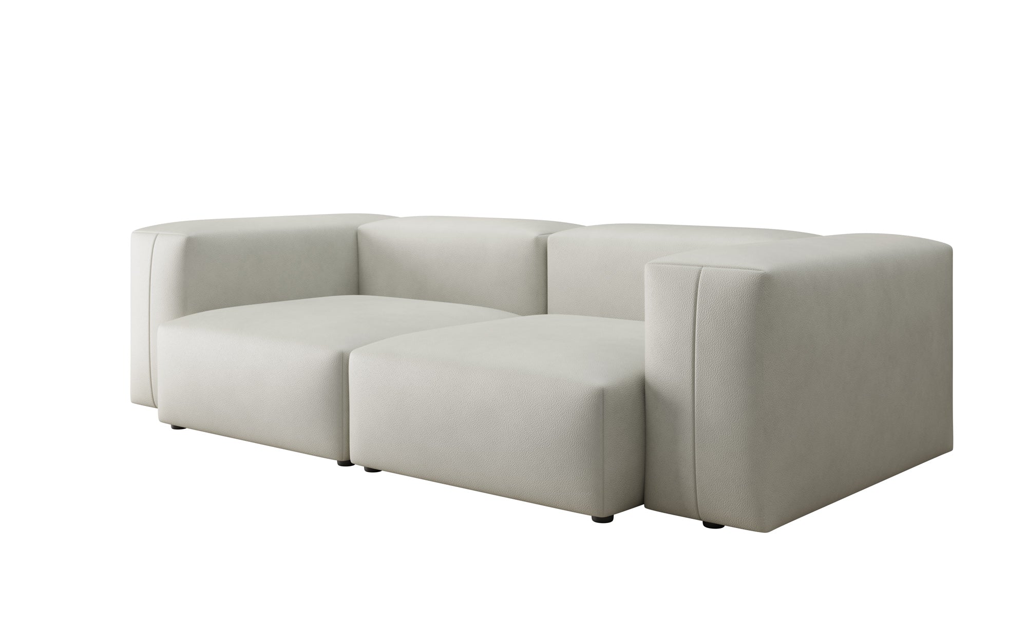 Designer 2-personers sofa Snug i ægte læder