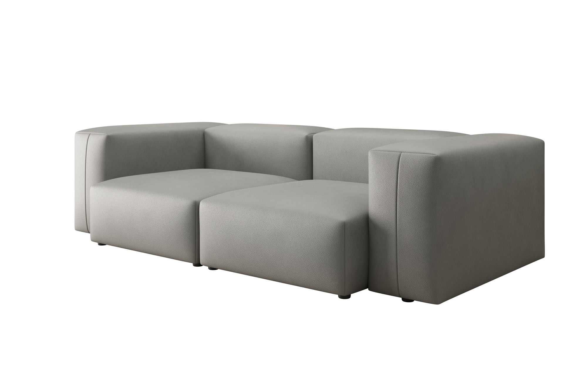 Designer 2-personers sofa Snug i ægte læder