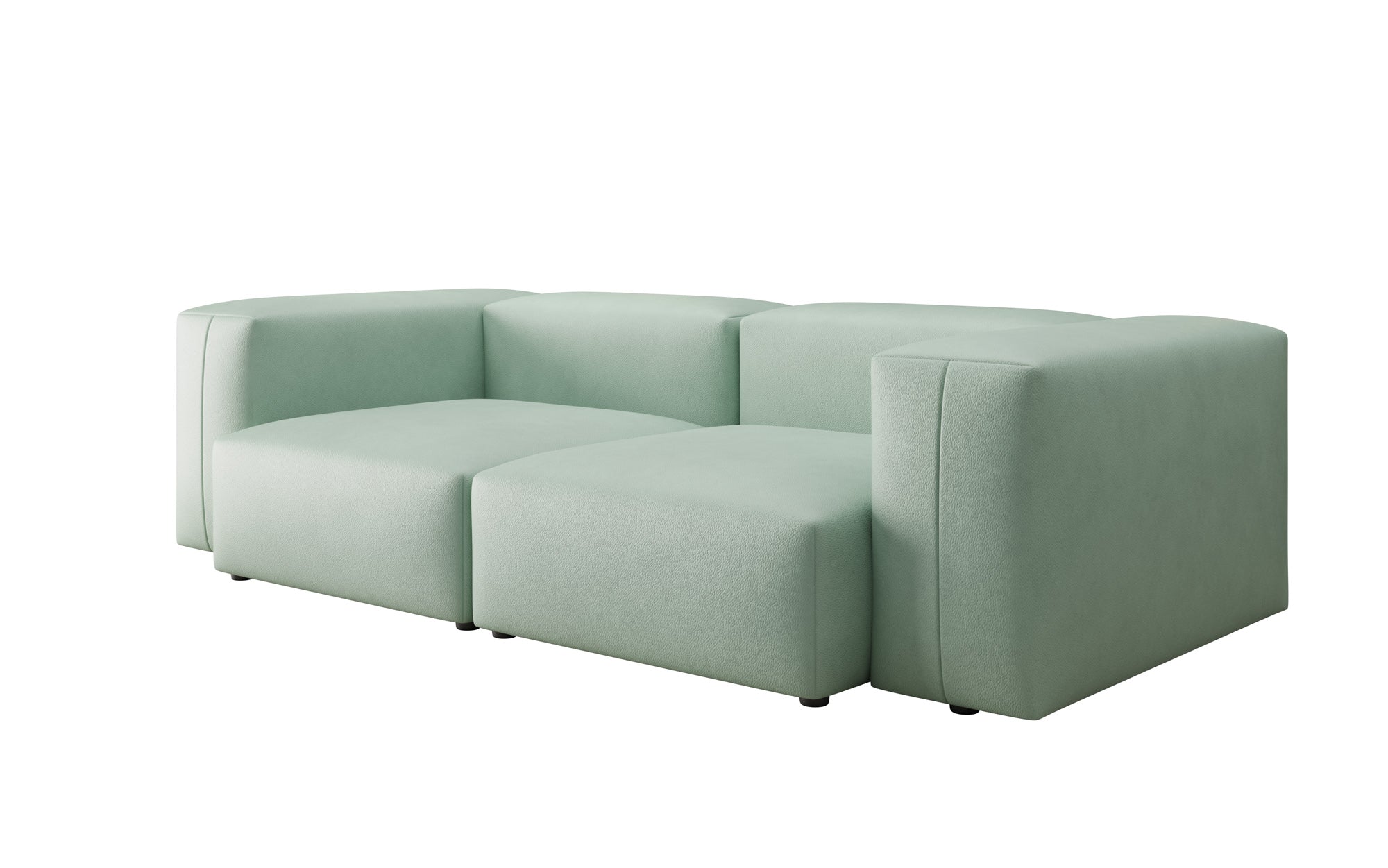 Designer 2-personers sofa Snug i ægte læder