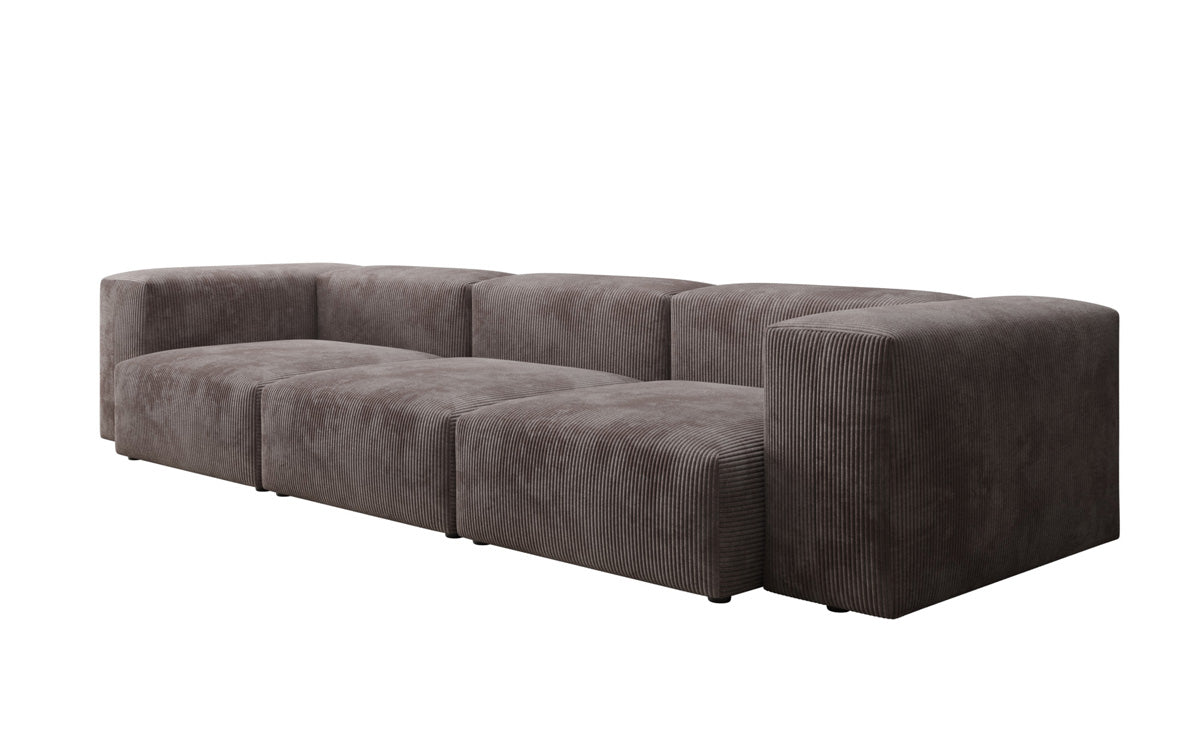 Designer 3-sæders sofa Snug i fløjl