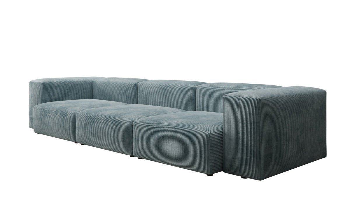 Designer 3-sæders sofa Snug i fløjl
