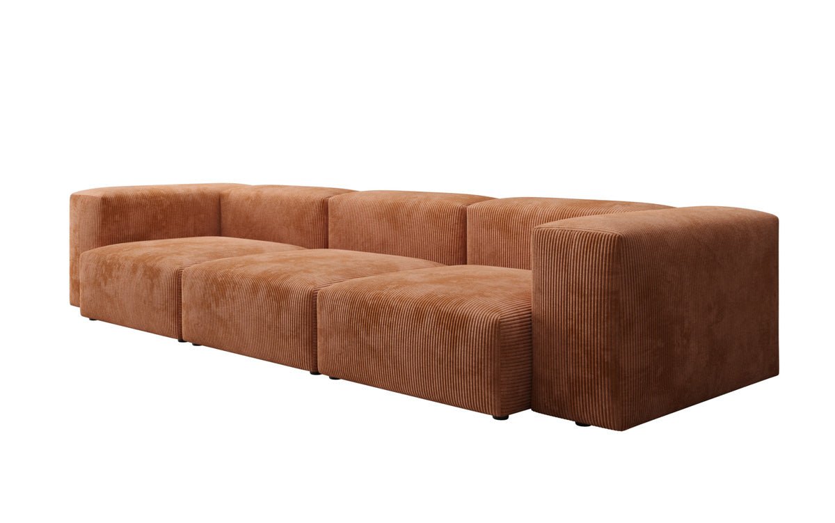 Designer 3-sæders sofa Snug i fløjl