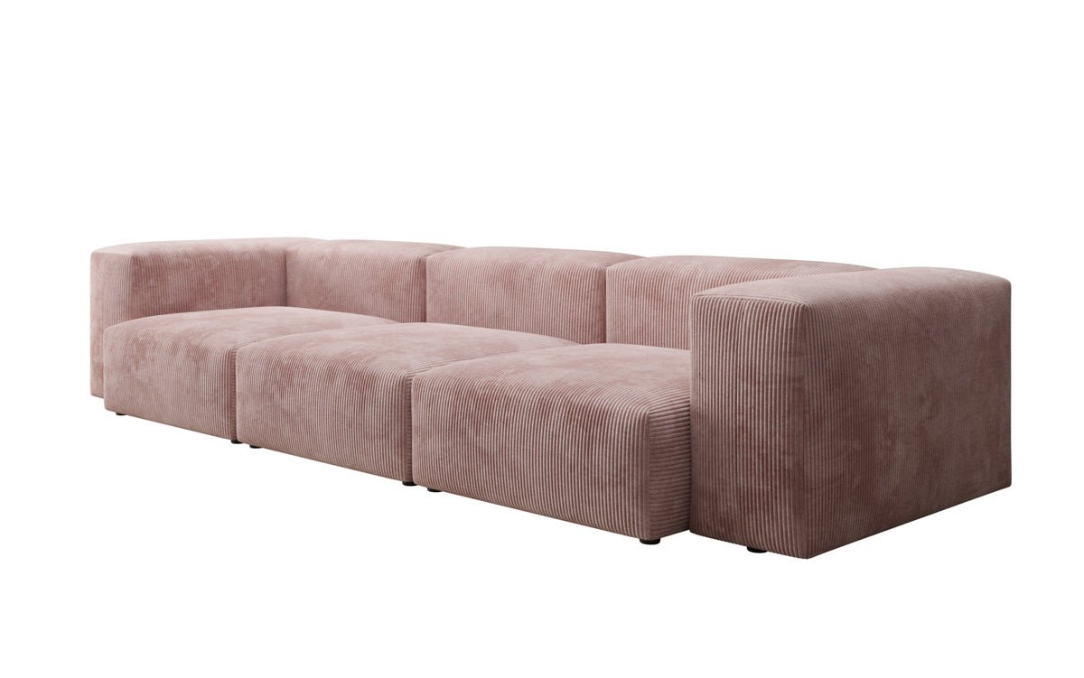 Designer 3-sæders sofa Snug i fløjl
