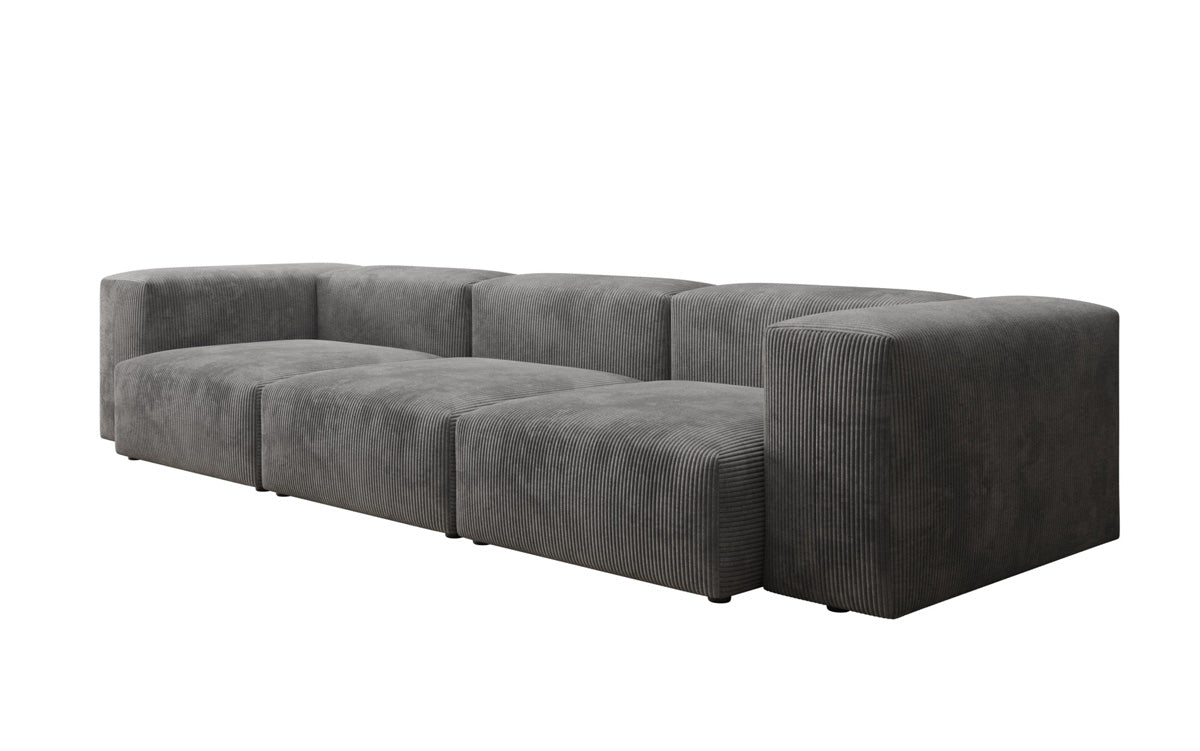 Designer 3-sæders sofa Snug i fløjl