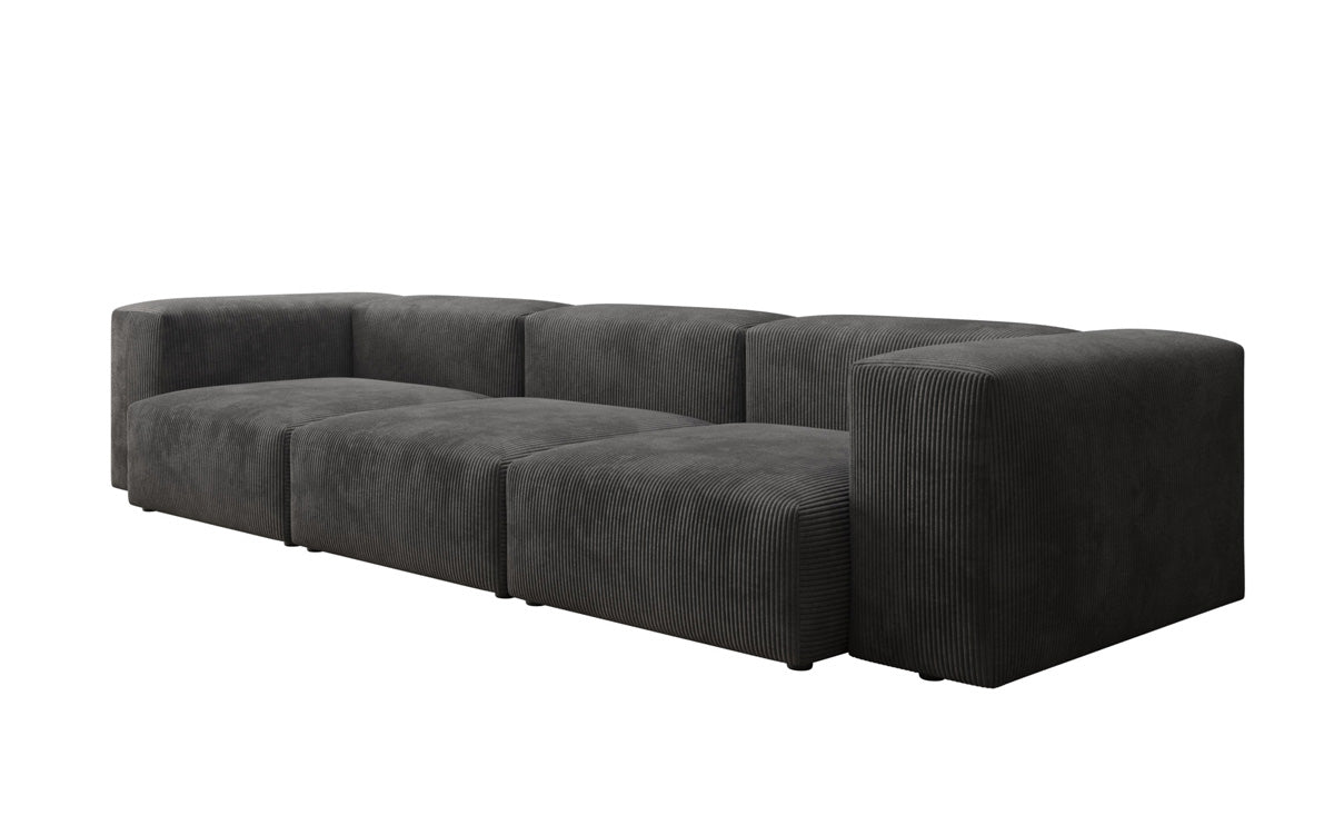 Designer 3-sæders sofa Snug i fløjl