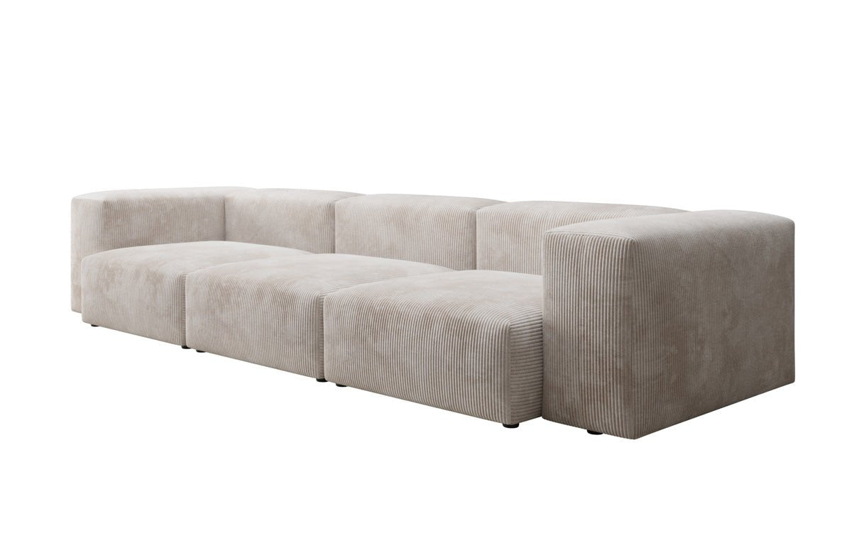 Designer 3-sæders sofa Snug i fløjl