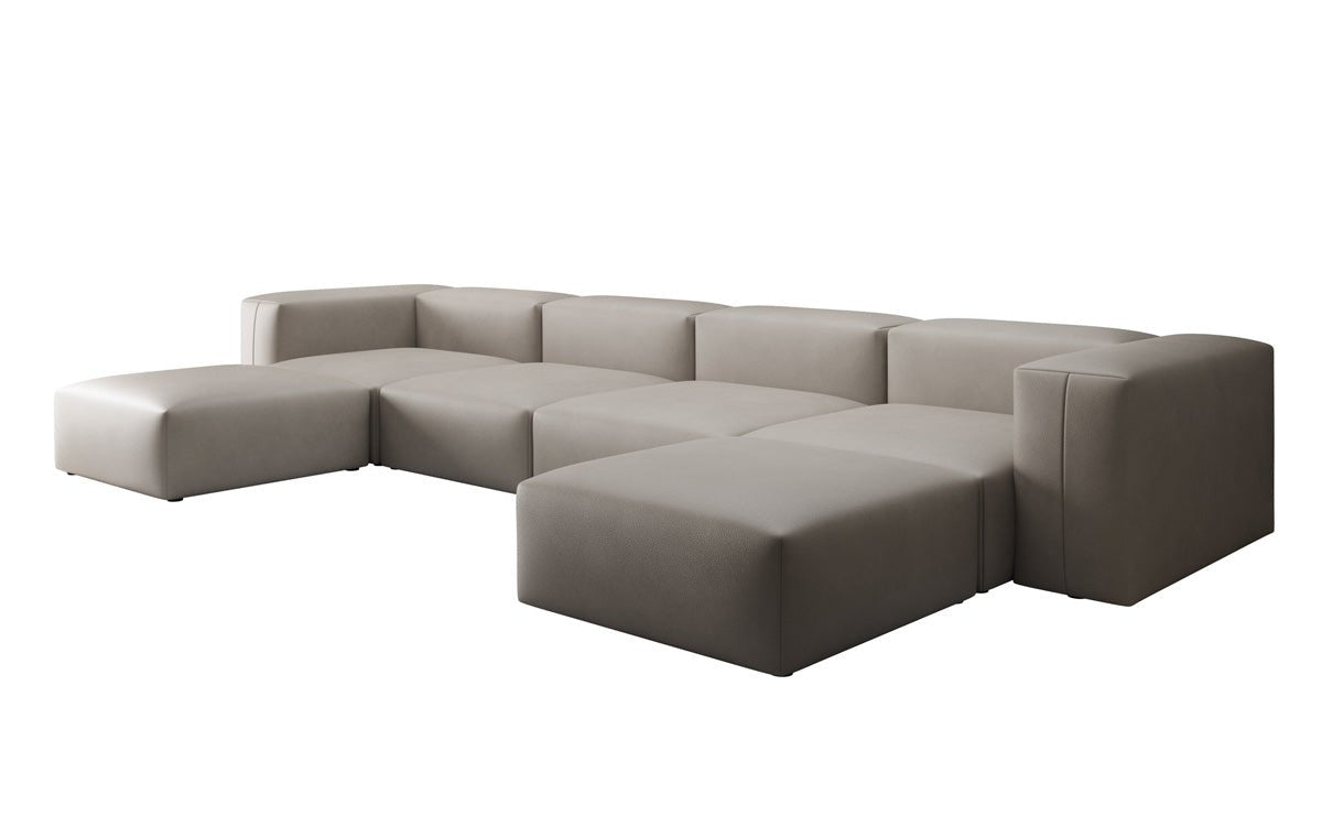 Designer U Sofa Snug i ægte læder