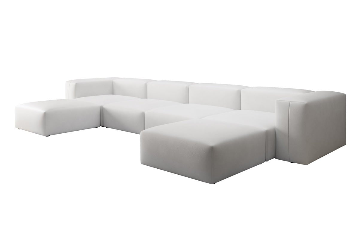 Designer U Sofa Snug i ægte læder