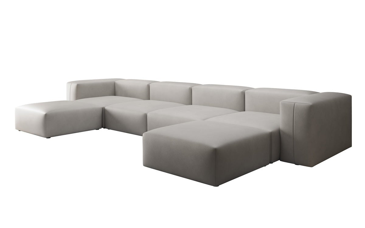 Designer U Sofa Snug i ægte læder