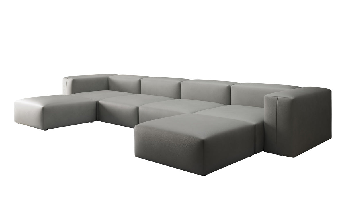 Designer U Sofa Snug i ægte læder