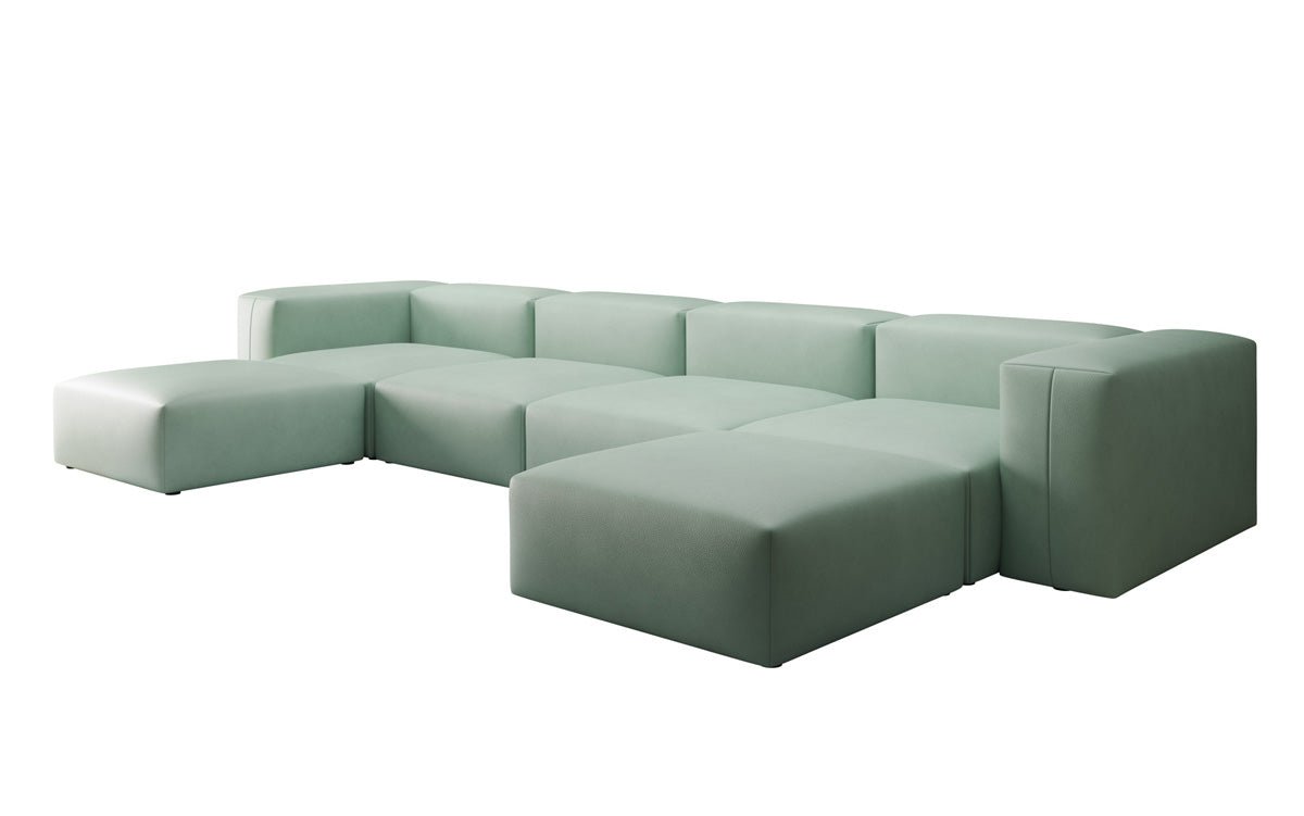 Designer U Sofa Snug i ægte læder