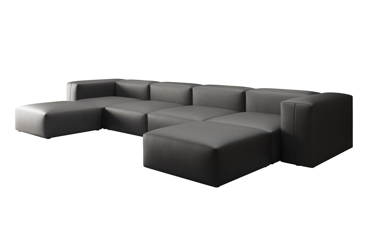 Designer U Sofa Snug i ægte læder